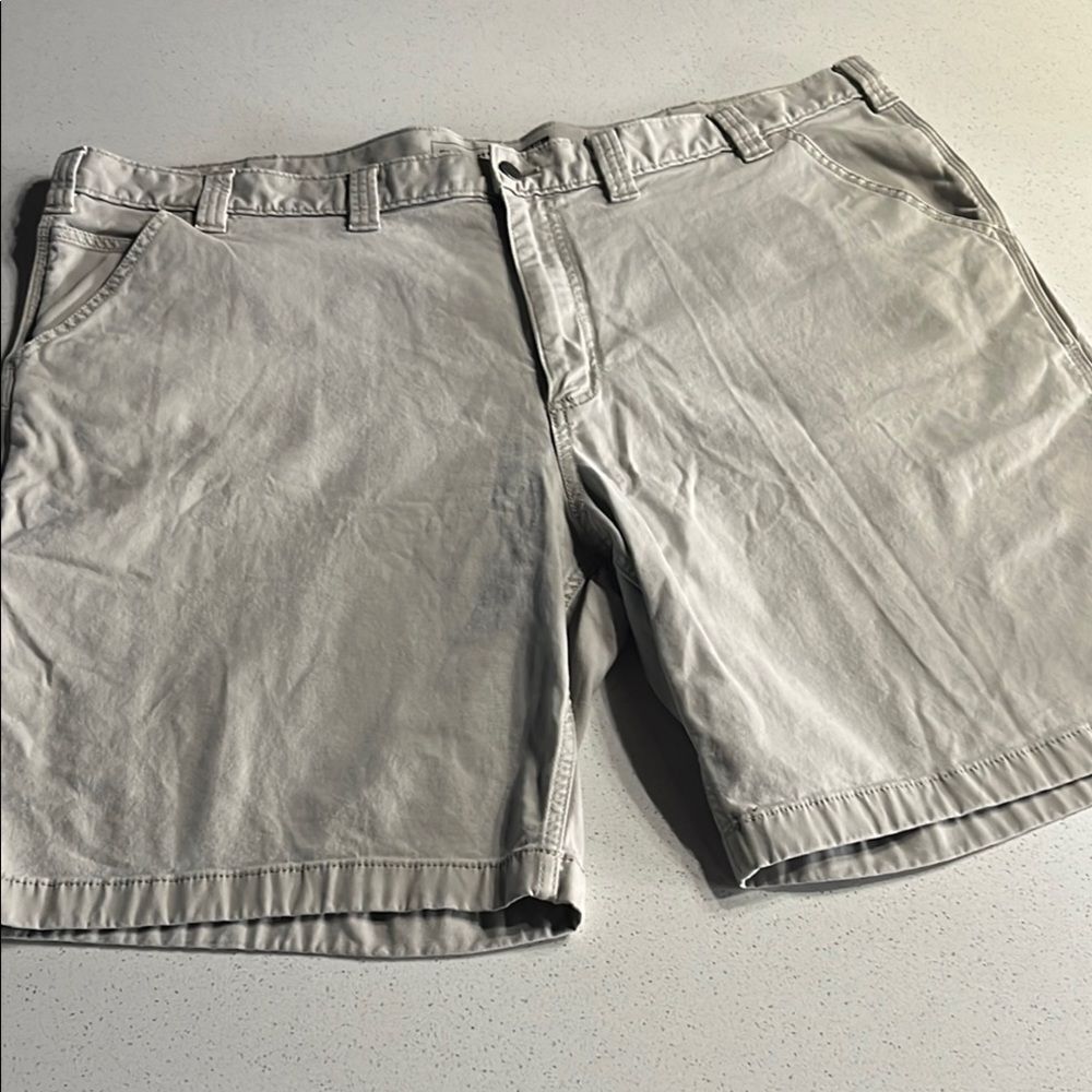 Carhartt Gray Relaxed Flat Front Rugged Flex Work Short Size 46/9